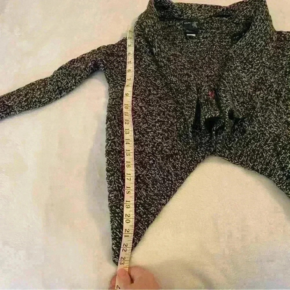 Girls Ralph Lauren Cable Knit Open Front Shawl Collar Cropped Cardigan 8/10 Med - Picture 8 of 10